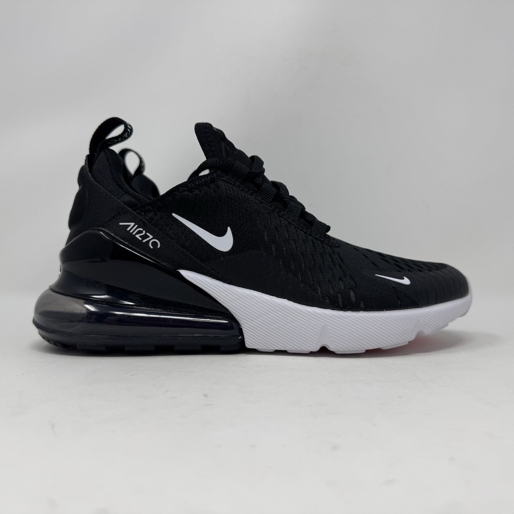 NEW Nike Air Max 270 (GS) Black White Sneakers 943345-001 Youth Size 5Y