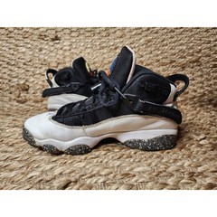 NIKE AIR Jordan 6 Rings J (GS) WHITE Basketball Sneakers 6.5 Youth DV3178 100
