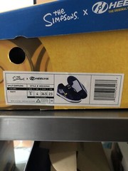 The Simpsons X HEELYS Bart Simpson Shoe Skates Navy Youth Size 5