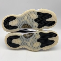 Jordan 11 Retro DMP Gratitude White Black Gold Sneakers Size 5.5Y GS 378038-170