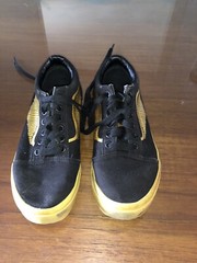 Vans X Harry Potter Limited Edition Old Skoll Golden Snitch Sneaker Black US 1.5