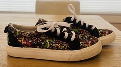Official Nintendo Ground Up Super Mario Bros Shoes Youth Sz 3 Canvas Colorful