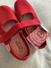 Red cienta shoes from Spain- Size 13, New Without Box