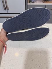 Native Jefferson Size J6 Perforated Slip-On Shoes – Navy Blue/whites