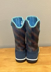 Plae Thandi Unisex Waterproof Boots, Blue/Multi – Size 12 Toddler (VGUC)