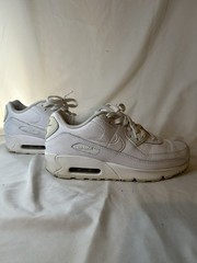 Nike Air Max 90 Low White Size 6.5Y – CD6864-100