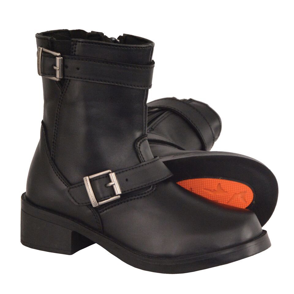 Milwaukee Performance Boy’s Youth Classic Engineer Style Biker Boot **MBK9290