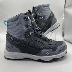 Vasque Breeze AT 7252 Waterproof Hiking Boots Youth Size 3 Gray Teal Snow Trail