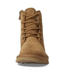 New NIB Ugg Neumel High Chestnut Chukka Lace Up Boot Sheepskin Youth Boys Girls