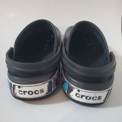 Crocs Crocband Marvel Avengers Captain America Black Blue Clogs Kids Size M5 W7