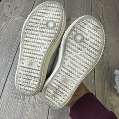 Tucker + Tate Teagin Sneaker Silver Metallic Size 11 Kids