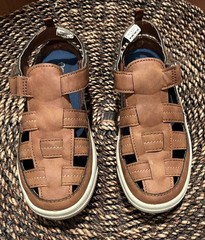 Oshkosh B’Gosh Unisex Child Anchor Sandals Size 1 Fisherman Sandals