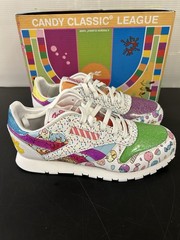Reebok Candy Land Classic Leather GS Size 6 Shoes (Big Kids)