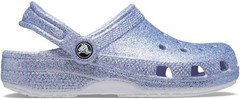 Crocs Classic Glitter Clog Kids’ Clogs, Frosted Glitter, US Size 2 Little Kid
