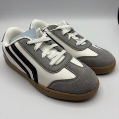 Kids Boston Retro Court Sneakers Cat & Jack Size 13 Child Black White Gray