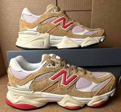 New Balance 9060 (Kids) 5.5 Beige/Pink Lace-Up Sneakers GC9060VD EU 38