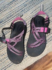 Chaco Z Cloud X 2 Strap Ecotread Girls Youth 1 Pink Purple Water Sport Sandals