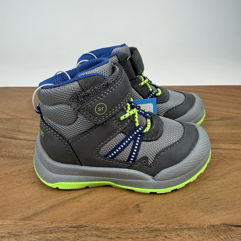 New Little Kids Stride Rite Kamari Gray Sneakers Shoes Size 5 C