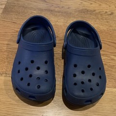 Navy Blue Original Classic Cayman Kids Crocs Clogs Shoes Juniors Girls Boys 2-4