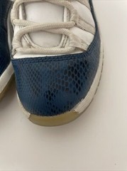 Jordan 11 Retro Low Snake Navy (2018) (PS) CD6848-102 Size 1Y Sneakers Shoes