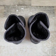 Kamik Snowbug 7 Kids Winter Boots Sz 6 Black Lined Waterproof Adjustable Strap