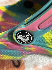 Kids Crocs Crocband Marbled Tie Dye Pastel Child Size 13 Pink Yellow Blue Mint