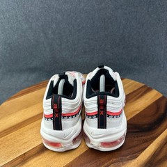 Nike Air Max 97 Script Swoosh Pack Red White CQ4817-100 GS Sz 6Y Womens 7.5