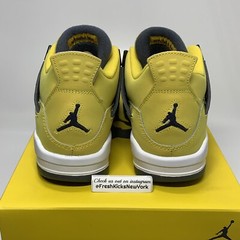 Jordan 4 Lightning Grade School Size 6Y 408452-700 Air Jordan Retro Tour Yellow