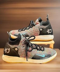 Nike KD XI 11 Kevin Durant React Multi-Color Youth Size 5.5 Sneakers AH3465-001