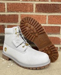 Timberland Junior 6” PREMIUM LT Grey Nubuck TB 0A43B2 Waterproof Boots. SZ:7