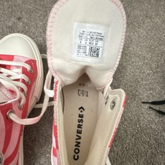 Converse Chuck Taylor All Star High Top Pink White Swirl Canvas Sneakers US 6