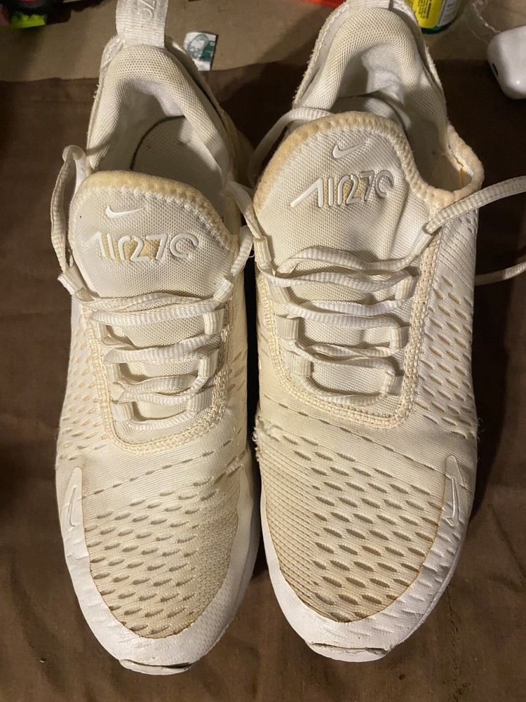Nike Air Max 270 Size 7y OFF WHITE TAN