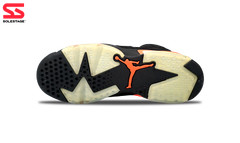 Nike Jordan 6 Retro Infrared Black Red 2014 (384665-023) Grade School Size 6Y-7Y