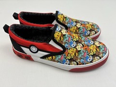 Ground UP Pokemon PIKACHU Slip-On Canvas Sneaker Shoes Unisex Size 6