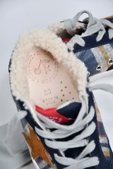 Golden Goose X Bonpoint Fur-Lined Sneakers size 28 / 5Y