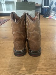 Rocky Old Town Pull On 7″ Roper Western Boots Kid’s Size 6