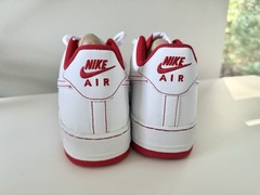 NEW AUTHENTIC NIKE AIR FORCE 1 White University Red CW1575 100 (GS) Youth size 7