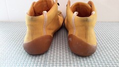 Camper Alicante Flexibility Youth Size EUR 38 Yellow Leather Lace Up Boots