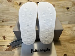 Palm Angels Children’s Slides Size 1.5-2 (33) White-With Shoe Bag