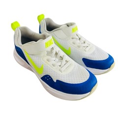 Nike WearAllDay Ps ‘White Volt Royal’ Yellow Blue – Kids Size US 1.5Y