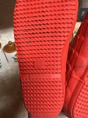 Dragon scale Hunter Red Waterproof Rain Boots Kids Size 12US