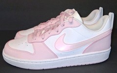 Nike Court Borough Low Recraft Big Kids Pink Foam/White DV5456-105 Size 6.5Y