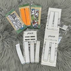 PLAE Interchangable Hook & Loop Tabs for Sneakers Bundle Size: LG – 13-3 Youth