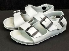 Birkenstock Kid’s Rio Essentials EVA Gray Sandals Size 26 EU 9.5 US