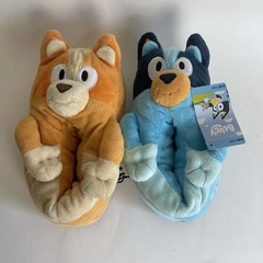 Bluey & Bingo Cute Slippers Youth Kids Plush Indoor House Shoes Size 13/1