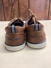 Nautica Shoes Kids Size 5 Brown Berrian Youth Lace Up Boat Sneaker Casual