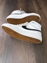 Nike Blazer Mid 77 GS Size 6.5Y White Black Used DA4086-100