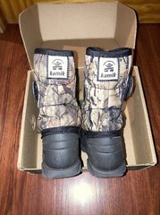 KAMIK Kids Snowbug 4 Camo Insulated Waterproof Boot Toddler 8 Mossy Oak