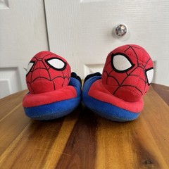Marvel Spiderman Character Slip On Slippers Kids Size 11-12
