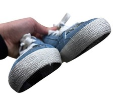 Golden Goose Distressed suede Superstar Low Top Sneakers in Blue